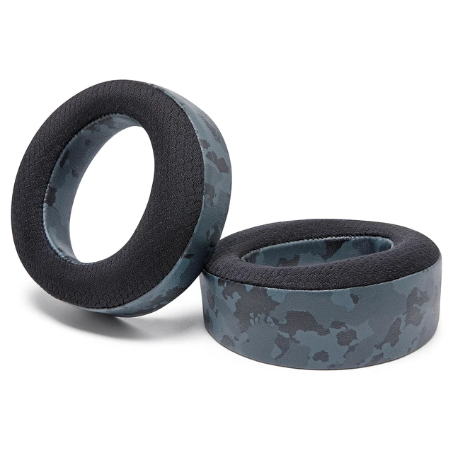 Alt view image 7 of 7 - Freeze Pulse 3D - Cooling Gel Earpads for Sony PS5 Pulse 3D Made by Wicked Cushions Thicker Cushion & Wider Opening Black Camo