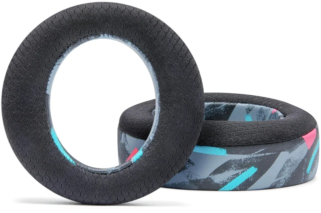 Alt view image 6 of 7 - Freeze Pulse 3D - Cooling Gel Earpads for Sony PS5 Pulse 3D Made by Wicked Cushions Thicker Cushion & Wider Opening 90's Black