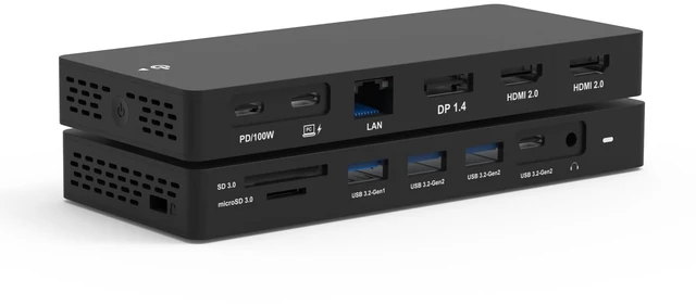 Main image of New Dell Docking Station Triple Displays with Dual HDMI+DisplayPort with Power Adapter, 13 in 1 Dell Thunderbolt Dock for XPS, Inspiron, Latitude, Precision, Vostro,G/Alienware, etc