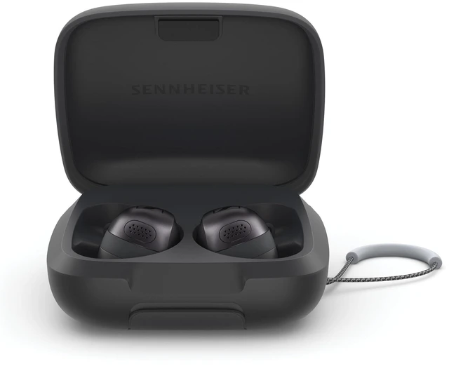 Main image of Momentum Sport Earbuds with ANC, 24hr Battery, Graphite
