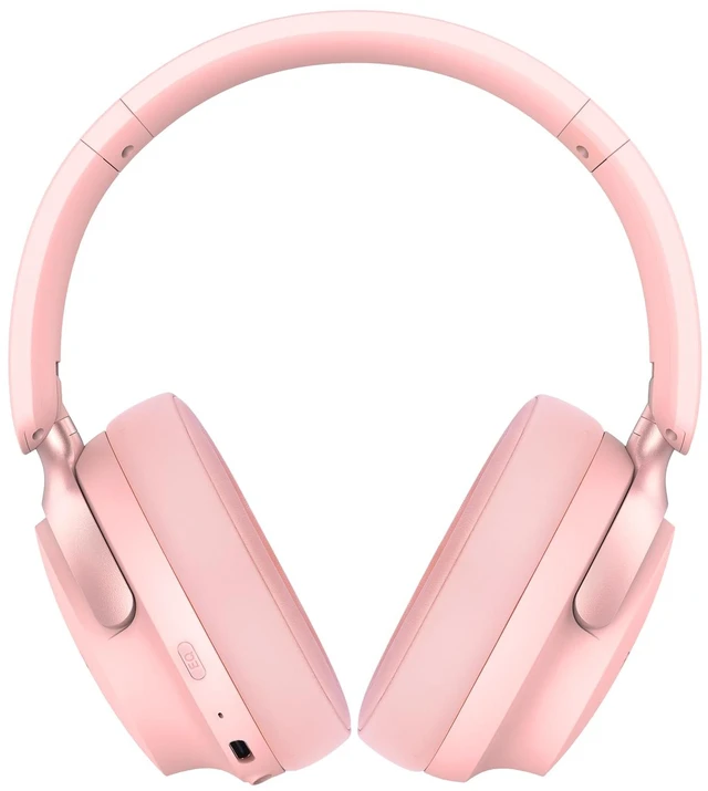 Alt view image 2 of 7 - B8 Bluetooth Headphones Over Ear, 6 EQ Music Modes and 50H Playtime Deep Bass Wireless Headphones with Mic, Lightweight Folding HiFi Stereo Headset for iPad/Travel/Tablet/PC/Home Pink