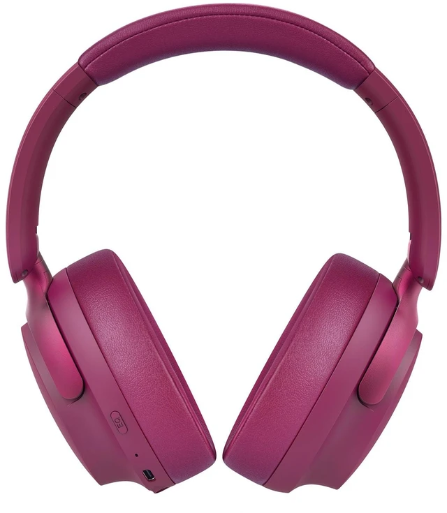 Alt view image 2 of 7 - B8 Bluetooth Headphones Over Ear, 6 EQ Music Modes and 50H Playtime Deep Bass Wireless Headphones with Mic, Lightweight Folding HiFi Stereo Headset for iPad/Travel/Tablet/PC/Home Red