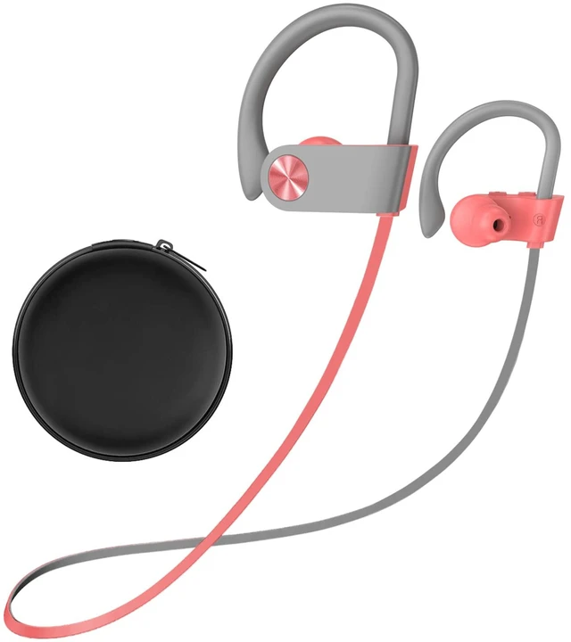 Main image of Bluetooth 5.3 Headphones, Wireless Sports In-Ear Earbuds IPX7 Waterproof 16 Hours Playtime, Sweatproof Stereo Earphones with MIC, Noise Cancelling Headsets for Gym Running Workout, Clear Sound