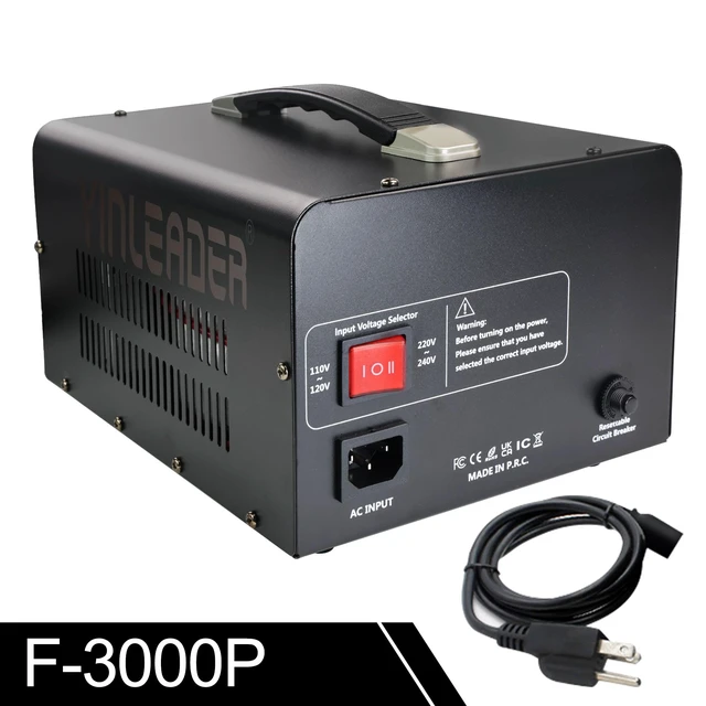 Alt view image 4 of 7 - 3000 Watt Voltage Converter Transformer Step Up 110V to 220V or Step Down 220V to 110V Power Converter Adapter for use in The United States for European and Asian Household appliances