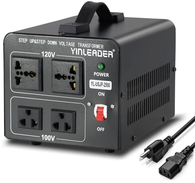 Main image of US to Japanese Voltage Converter - Step Down 120V to 100V for Japanese High-Power Devices use in US/CA/MX