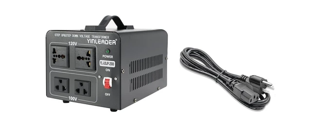 Alt view image 5 of 7 - US to Japanese Voltage Converter - Step Down 120V to 100V for Japanese High-Power Devices use in US/CA/MX