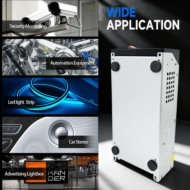 Alt view image 7 of 7 - 110V AC to DC 24V Converter 120V to 24V 62.5A 1500W Power Supply 62.5A 1500W Switching Power Supply for LED Strip Motor Pump CCTV Camera System Car Stereo 3D Printer