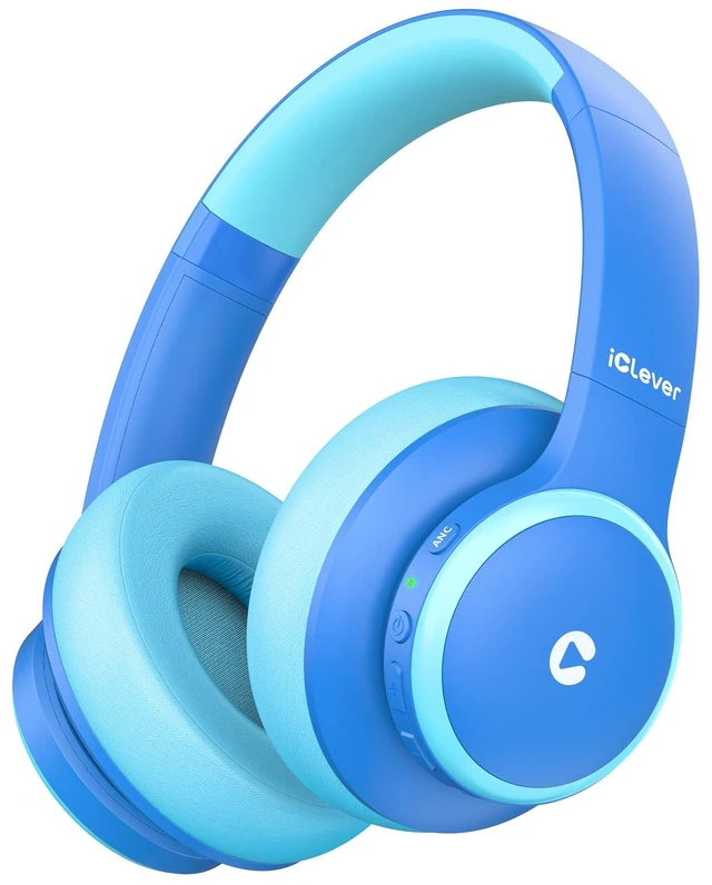 Main image of BTH26 Active Noise Cancelling Headphones for Kids, 60H Playtime SafeSound Tech 3.1, USB C Fast Charging, Bluetooth5.4, Kids Bluetooth Headphones, with Mic AUX Cord for iPad Airplane, Blue