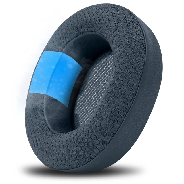 Alt view image 7 of 7 - Mod Kit V2 Nova Pro Wireless, Pro Omni & Elite - Gel Earpads & Headband Made by Wicked Cushions Side Plates also included. Fits Arctis Nova Pro Wireless, Elite & Pro Omni Midnight Blue