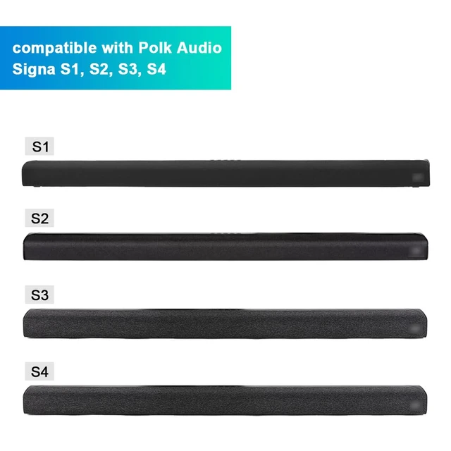 Alt view image 2 of 5 - Polk Audio Universal Soundbar Remote Control Replacement for Signa S1, S2, S3, S4 Ultra-Slim Sound Bar