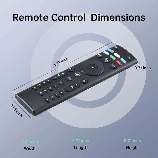 Alt view image 7 of 7 - Replacement Control for All Vizio Smart TV Remote - No Setup XRT140 Remote for Vizio E V M D P PX Series, HD, Full HD, 4K, Quantum, Quantum Pro Smart TV