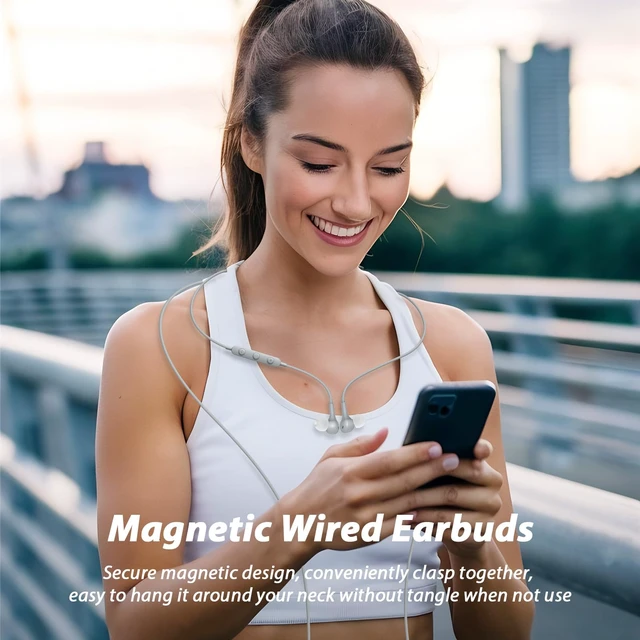 Alt view image 3 of 7 - USB C Headphones for iPhone 18 Pro Max 17 16 15/Galaxy S26 FE Wired Earbuds Mic Volume Control Magnetic Noise Isolation in-Ear Type C Earphones for iPad 10/Mini/Samsung S25 S24 S23 S22/Pixel 11 10 9 8