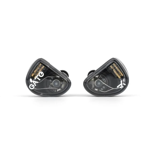 Alt view image 3 of 7 - GATE Dynamic Driver in-Ear Headphone 3.5mm Interchangeable Headphone Cable Headphone (Black, with mic)