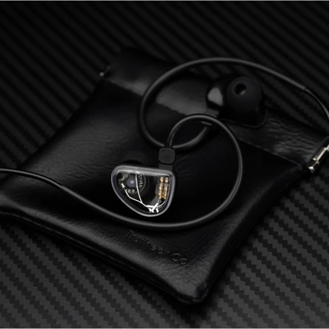 Alt view image 7 of 7 - GATE Dynamic Driver in-Ear Headphone 3.5mm Interchangeable Headphone Cable Headphone (Black, with mic)