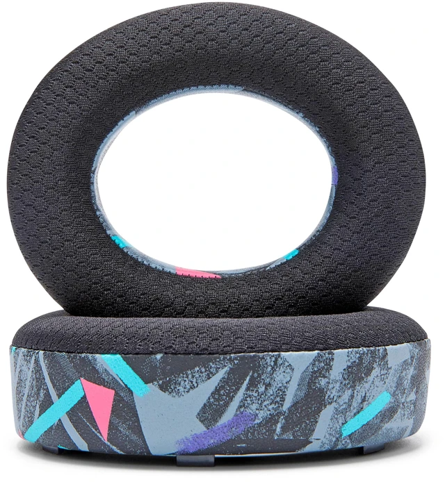 Alt view image 6 of 7 - Freeze NC700 - Cooling Gel Ear Pads for Bose Noise Canceling 700 Made by Wicked Cushions Breathable Sports Fabric, Extra Thick & Cooler for Longer 90's Black