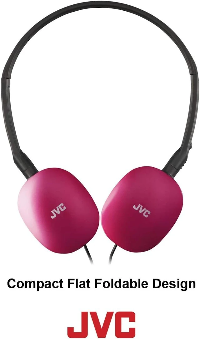 Alt view image 3 of 6 - Flats On-Ear Wired Headphones - Flat Foldable Design - 30mm Driver for Powerful Sound - Soft Ear-Pads for Comfort Steel Headband - Lightweight & Portable - PC/Laptop/Gaming - 3.5mm Slim Plug