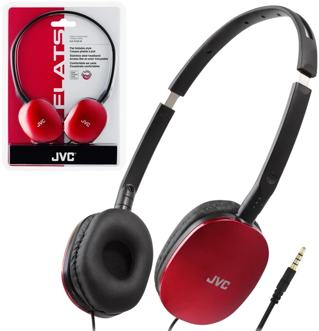 Main image of HAS160R Flat Headphones - Red, One Size