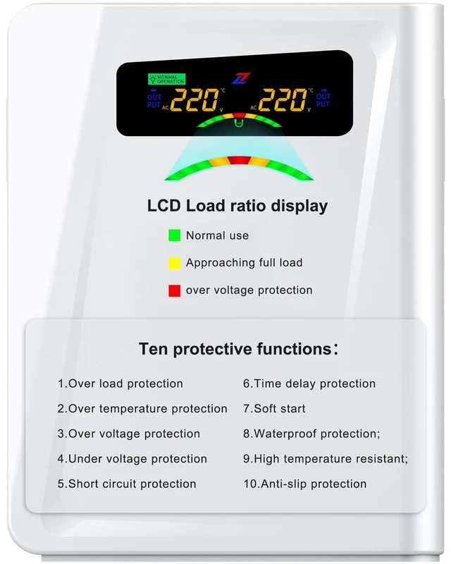 Alt view image 4 of 6 - Step Up Transformer 110v to 220v 2000w Voltage Converter, 120v to 240v, No Noise,Suit for Juicer, Chocolate Machine and Other Appliances Using 220V Asia Euro Appliance in US