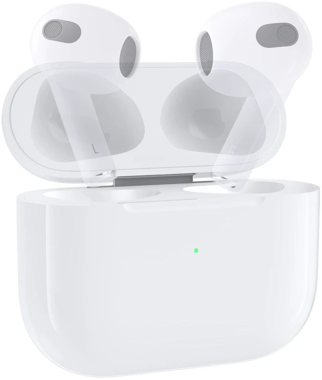 Main image of Replacement Charging Case Only Compatible with Airpod 3 Gen Lightning Port, Sync Button, 600 mAh Battery, Wireless Charging, No Earbuds