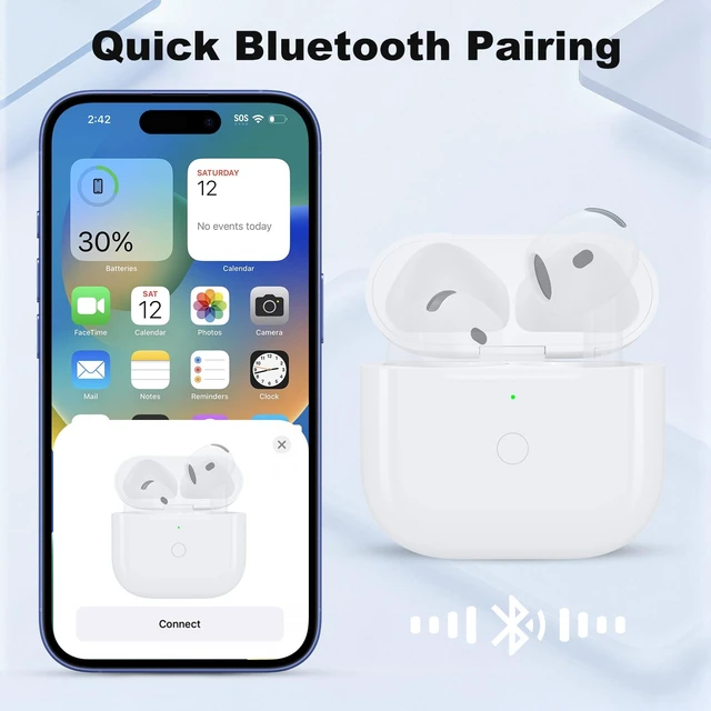 Alt view image 7 of 7 - Replacement Charging Case Compatible with Airpod 4 Noise Cancelling with USB-C Port, Only for 4 Gen Noise Cancelling, Case Only, No Earbuds