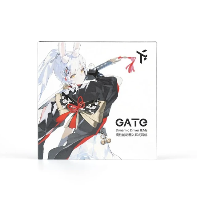 Alt view image 4 of 7 - GATE Dynamic Driver In-Ear Headphone 3.5mm Interchangeable Headphone Cable (Black, No Mic)