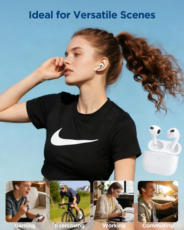 Alt view image 7 of 7 - Wireless Charging Case for AirPods 3rd Gen, with Lightning Port (Only Case) Replacement Charger Case, Bluetooth Pairing Sync Button, No Earbuds Included, Not Compatible with Pro 3