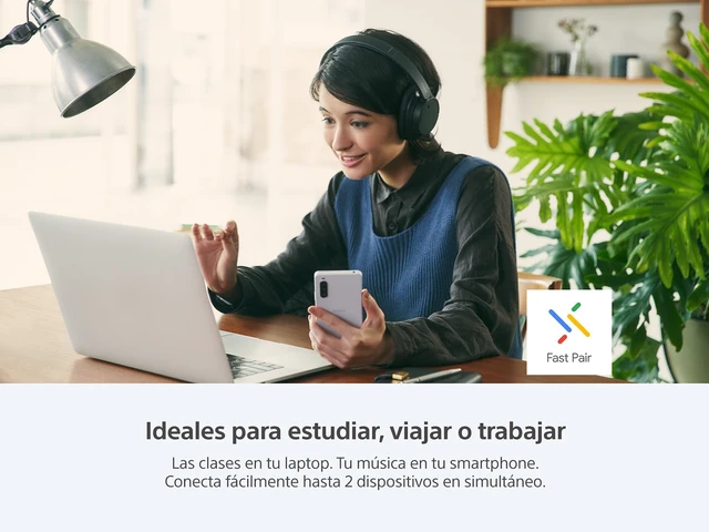 Alt view image 7 of 7 - WH-CH720 Noise Canceling Wireless Bluetooth Headphones - Built-in Microphone - up to 35 Hours Battery Life and Quick Charge - White