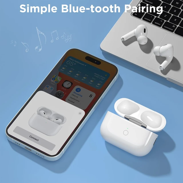 Alt view image 7 of 7 - Replacement Charging Case for AirPods Pro 2nd & 1st Gen, C-Port Type-C Charging Port, Compatible with AirPod Pro 1st/ 2nd Charging Case, Replacement airpods pro charging case, No Earbuds