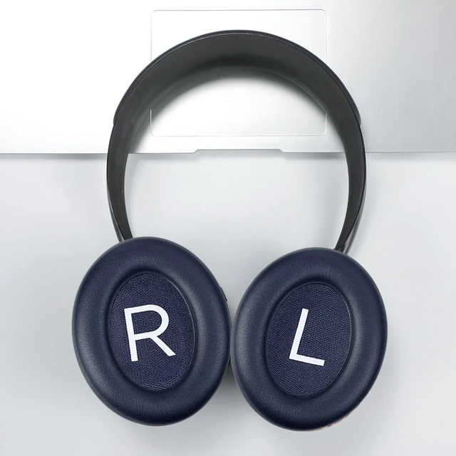 Alt view image 5 of 6 - Replacement Ear Pads Cushions, Earpads Cover for Bose 700 Noise-Cancelling NC700 Over Ear Headphones (Navy Blue)
