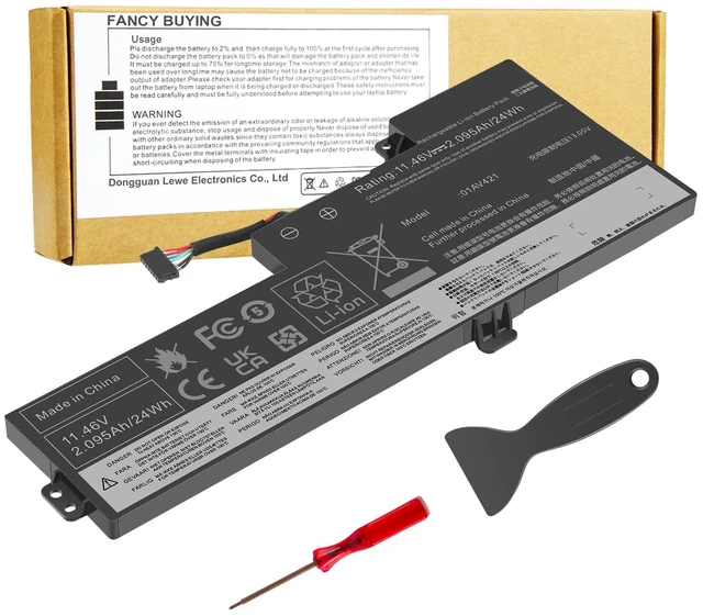 Main image of 01AV421 01AV419 01AV420 01AV489 Laptop Battery Compatible with Lenovo ThinkPad T470 T480 T580 A475 A485 TP25 Series SB10K97577 SB10K97576 SB10K97578