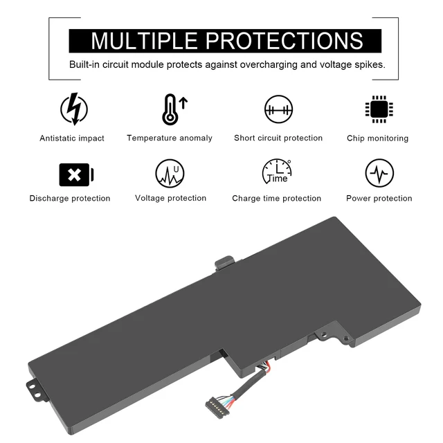Alt view image 5 of 7 - 01AV421 01AV419 01AV420 01AV489 Laptop Battery Compatible with Lenovo ThinkPad T470 T480 T580 A475 A485 TP25 Series SB10K97577 SB10K97576 SB10K97578
