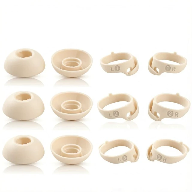 Main image of 6 Pairs Replacement Ear Tips for Bose QuietComfort Ultra 2nd Earbuds 2025 Eartips for Bose QC Ultra Earbuds (2023) & QuietComfort Earbuds II (2022) - Anti-Slip Silicone Wingtip Covers-white