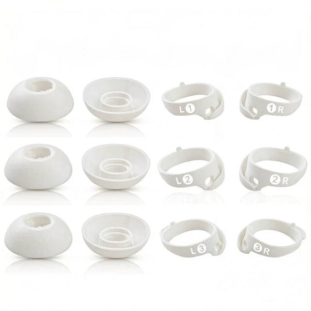 Alt view image 2 of 7 - 6 Pairs Replacement Ear Tips for Bose QuietComfort Ultra 2nd Earbuds 2025 Eartips for Bose QC Ultra Earbuds (2023) & QuietComfort Earbuds II (2022) - Anti-Slip Silicone Wingtip Covers-white