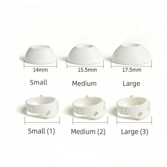 Alt view image 3 of 7 - 6 Pairs Replacement Ear Tips for Bose QuietComfort Ultra 2nd Earbuds 2025 Eartips for Bose QC Ultra Earbuds (2023) & QuietComfort Earbuds II (2022) - Anti-Slip Silicone Wingtip Covers-white