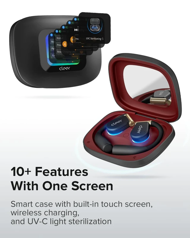 Alt view image 4 of 7 - ARC 3 Sports Pro Open Ear Headphones, Black Dolby Audio, Snapdragon Sound True Wireless, 40Hr Battery, Bluetooth 5.4, IPX7, Heart Rate Tracking