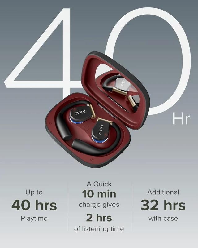 Alt view image 7 of 7 - ARC 3 Sports Pro Open Ear Headphones, Black Dolby Audio, Snapdragon Sound True Wireless, 40Hr Battery, Bluetooth 5.4, IPX7, Heart Rate Tracking