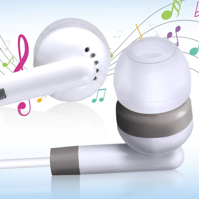 Alt view image 3 of 7 - 80 Packs Bulk Wired Earbuds Classroom Students,Multicolor 8 Colors Individually Wrapped Earphones, Kids School Library Disposable Headphones 3.5mm Plug, In-ear Design Testing Training