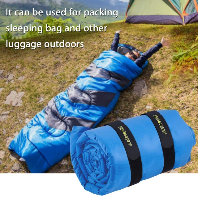 Alt view image 4 of 7 - Extra Large 4 Pack 2 x 37" Hook & Loop Tie Down Straps Heavy Duty Durable Nylon, Reusable, Long, Wide, Black, Functional, Adjustable Fastening Cinch Strap Cable Cord for Home, Office, Outdoor