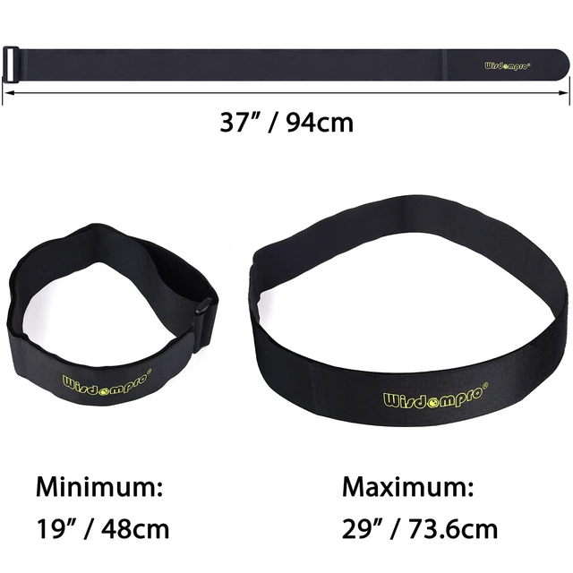 Alt view image 6 of 7 - Extra Large 4 Pack 2 x 37" Hook & Loop Tie Down Straps Heavy Duty Durable Nylon, Reusable, Long, Wide, Black, Functional, Adjustable Fastening Cinch Strap Cable Cord for Home, Office, Outdoor