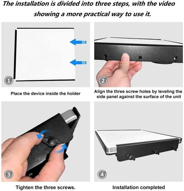 Alt view image 4 of 7 - Professional for Starlink Mini Mount Magnetic Mount Kit -Universal Quick-Release System for Cars and Boats, Graded Steel, Weather-Resistant,360° Protection Design (StainlessSteel Heavy Duty Bracket)