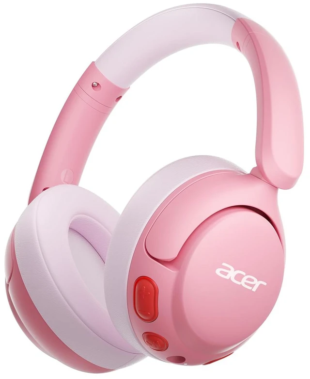 Main image of Kids Bluetooth Headphones, 85dB Limiter, 75H, w/Mic OHR725 Foldable Wireless Over Ear Headphones, Bluetooth 5.4, for Toddler School/iPad/Tablet/PC/Travel, Pink