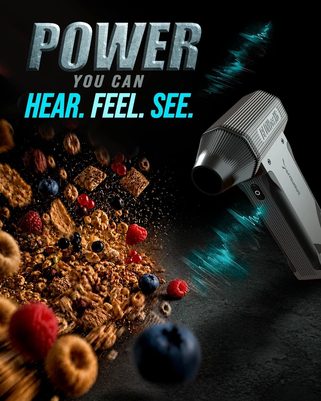 Alt view image 2 of 7 - BLOWZER X6 by - Powerful Airflow, Endless Possibilities Jet Powered Air Duster, Up to, Free Carry Case, 5 Nozzles, PC, Keyboard, Car Detailing, Fire Accelerator