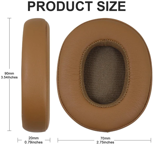 Alt view image 4 of 6 - Replacement Ear Pads for Skullcandy Crusher Wireless/Evo/ANC Hesh 3/EVO/ANC, Headphones Earpad Cushions, Headset Ear Covers Also Fit Skullcandy Venue Wireless Headphones