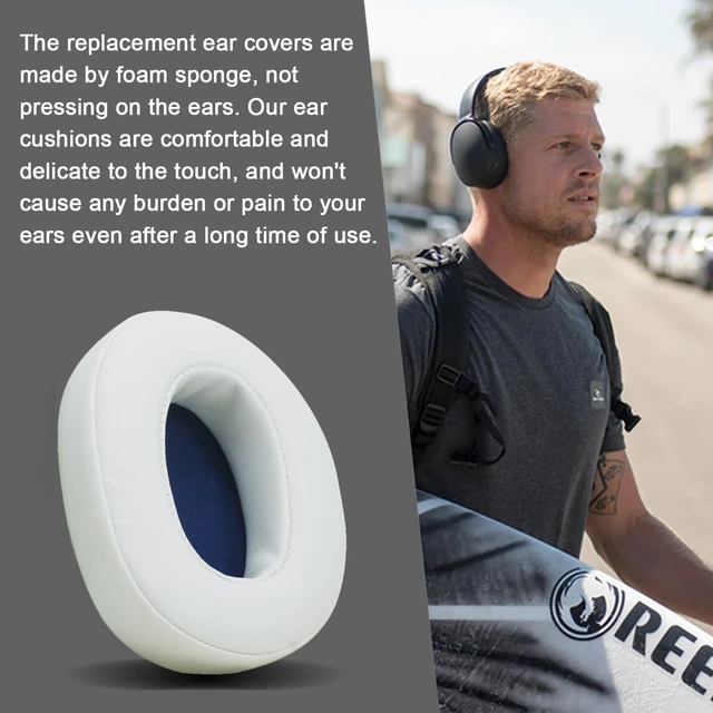 Alt view image 6 of 7 - Replacement Ear Pads for Skullcandy Crusher Wireless/Evo/ANC Hesh 3/EVO/ANC, Headphones Earpad Cushions, Headset Ear Covers Also Fit Skullcandy Venue Wireless Headphones