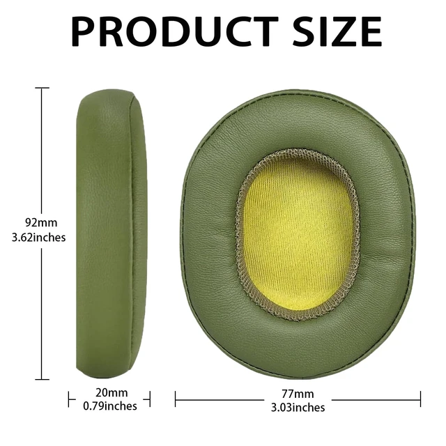 Alt view image 3 of 7 - Replacement Ear Pads for Skullcandy Crusher Wireless/Evo/ANC Hesh 3/EVO/ANC, Headphones Earpad Cushions, Headset Ear Covers Also Fit Skullcandy Venue Wireless Headphones