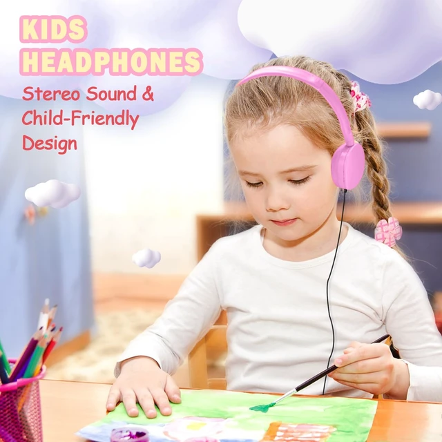 Alt view image 6 of 7 - 30 Pack Kids Headphones Bulk for Classroom School Library,Durable Wholesale Wired Headphones for Kids Student Boys Girls Adults,HD Sound 3.5mm Jack (10 Color)