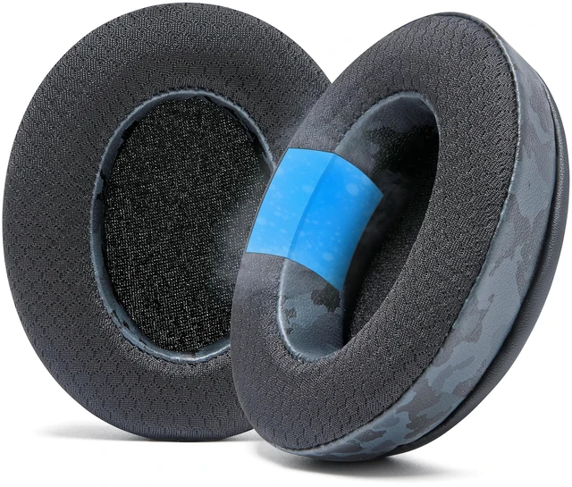 Main image of Freeze Crusher - Cooling Gel Earpads for Skullcandy Crusher & Hesh 3 Made by Wicked Cushions Also fits Crusher ANC 2, Crusher 720 & 1080 Soft Memory Foam, Cooler for Longer Black Camo