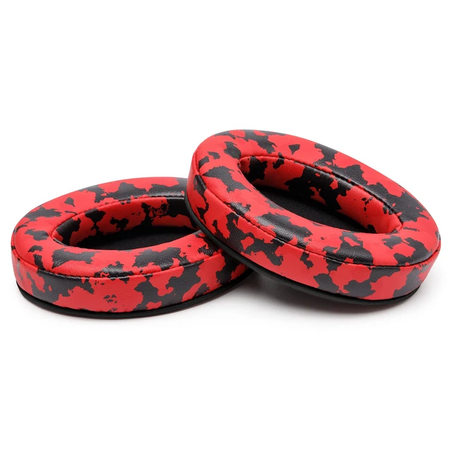 Alt view image 7 of 7 - PadZ Universal - Earpads for ATH M50X / SteelSeries Arctis/HyperX Made by Wicked Cushions Extra Thick Also fits Logitech G Pro X & 50+ Additional Models Red Camo
