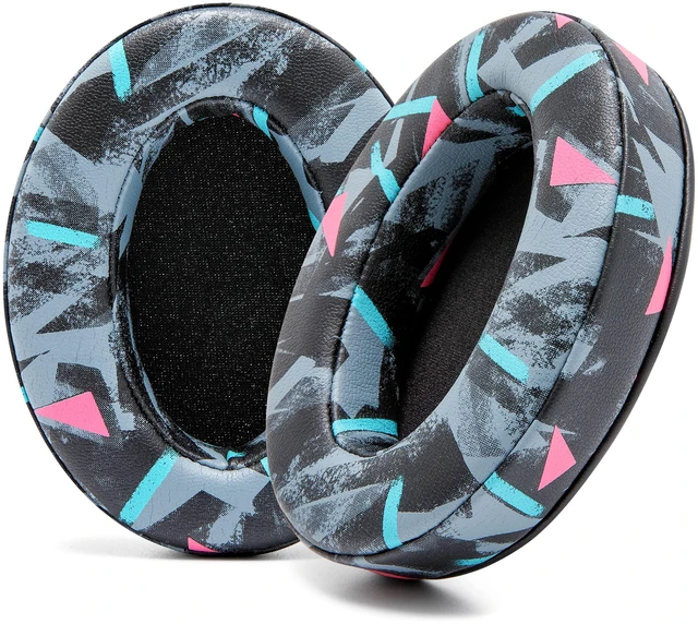 Main image of PadZ Universal - Earpads for ATH M50X / SteelSeries Arctis/HyperX Made by Wicked Cushions Extra Thick Also fits Logitech G Pro X & 50+ Additional Models 90s Black