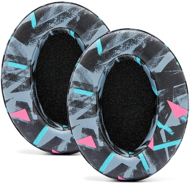 Alt view image 7 of 7 - PadZ Universal - Earpads for ATH M50X / SteelSeries Arctis/HyperX Made by Wicked Cushions Extra Thick Also fits Logitech G Pro X & 50+ Additional Models 90s Black
